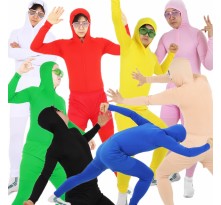 쫄쫄이의상반바지세트 전신타이즈 쫄쫄이옷 웃긴의상 코믹 무대의상