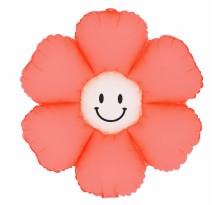 데이지풍선 소형 코랄 주니어쉐잎 생일 파티 풍선