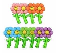 미니쉐잎 데이지플라워 10개입 꽃풍선