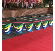 커팅테이프제작 완제품 10인 컷팅식 오색테이프 컷팅식리본