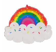 아나그램 라지쉐잎 레인보우스프링클 은박 호일 구름무지개풍선