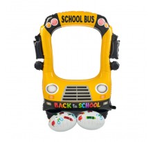 아나그램 에어룬즈 스쿨버스 신학기 장식 포토존 은박 호일 풍선