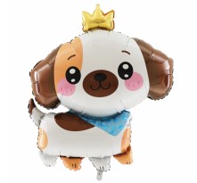 아나그램 라지쉐잎 카와이퍼피 강아지 은박 풍선