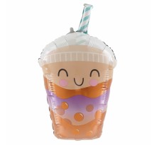 아나그램 라지쉐잎 버블티 음료 은박 풍선