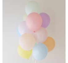 칼리산 30cm 고무풍선 모음 100개입 마카롱 파스텔풍선