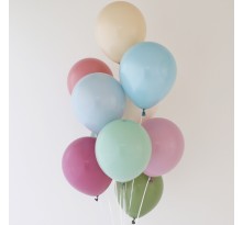 칼리산 30cm 고무풍선 모음 100개입 레트로 풍선