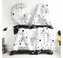 그래드스타 화이트 졸업 알파벳세트 스탠딩 풍선