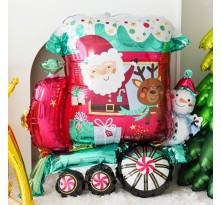 아나그램 라지쉐잎 익스프레스트레인 크리스마스 은박풍선